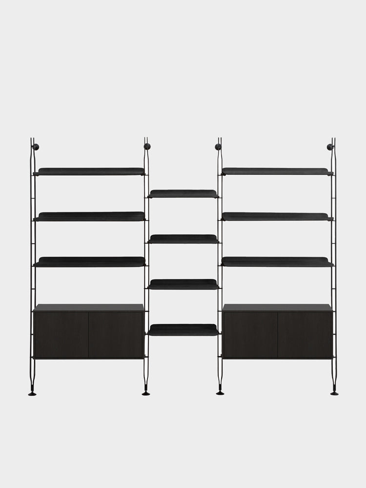 Adam Wood Shelving with Cabinet | Kartell | Catalog Interiors 