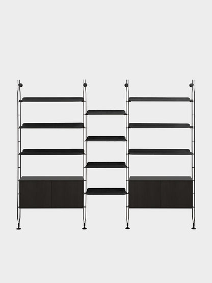 Adam Wood Shelving with Cabinet | Kartell | Catalog Interiors 