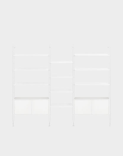 Adam Wood Shelving with Cabinet | Kartell | Catalog Interiors 