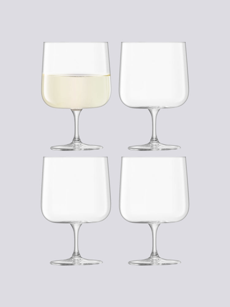 Arc Wine Glasses 340ml Set of 4 | LSA | Catalog Interiors 