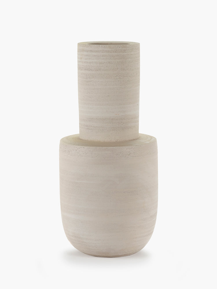 Beige Volumes Vase
