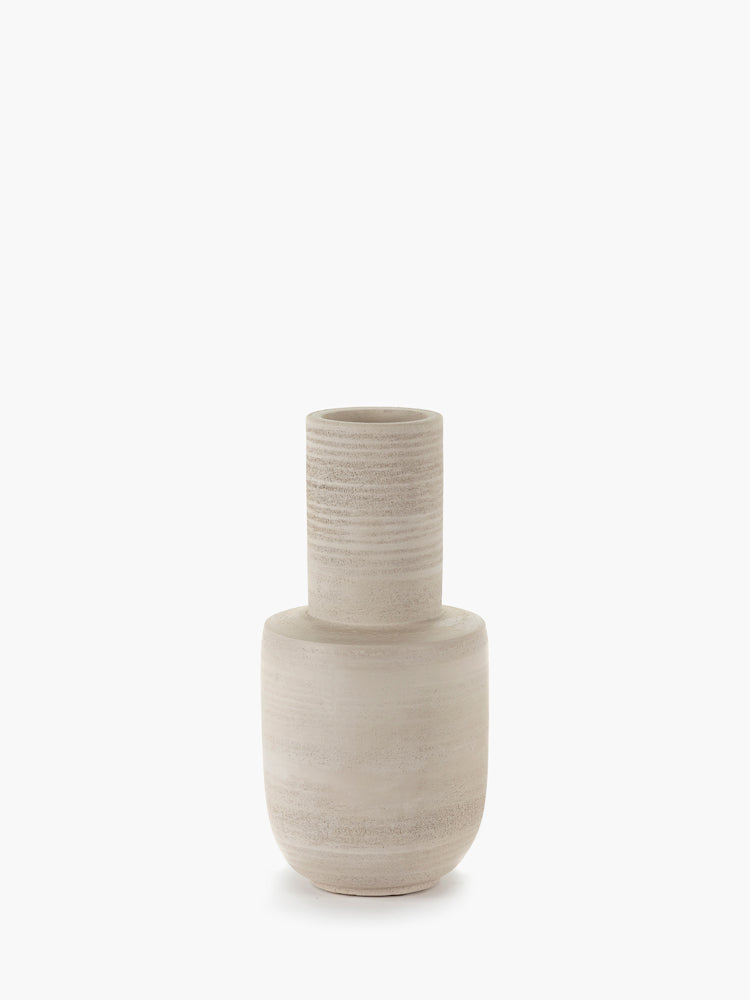 Beige Volumes Vase