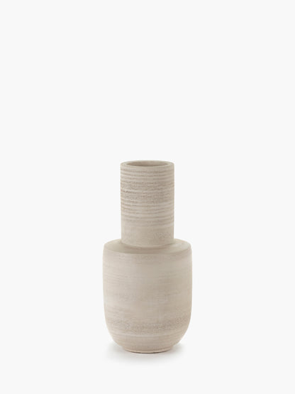 Beige Volumes Vase