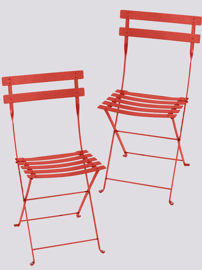 Bistro Metal Chair Set of 2 Capucine