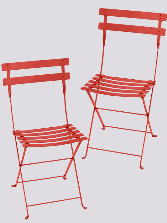 Bistro Metal Chair Set of 2 Capucine