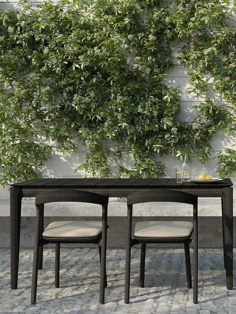 Bok Outdoor Dining Table | Ethnicraft | Catalog Interiors UK
