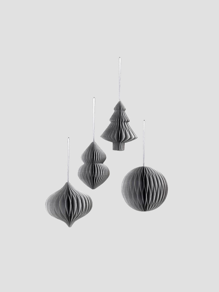 Christmas Mix Ornaments set of 4