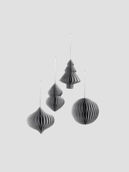 Christmas Mix Ornaments set of 4