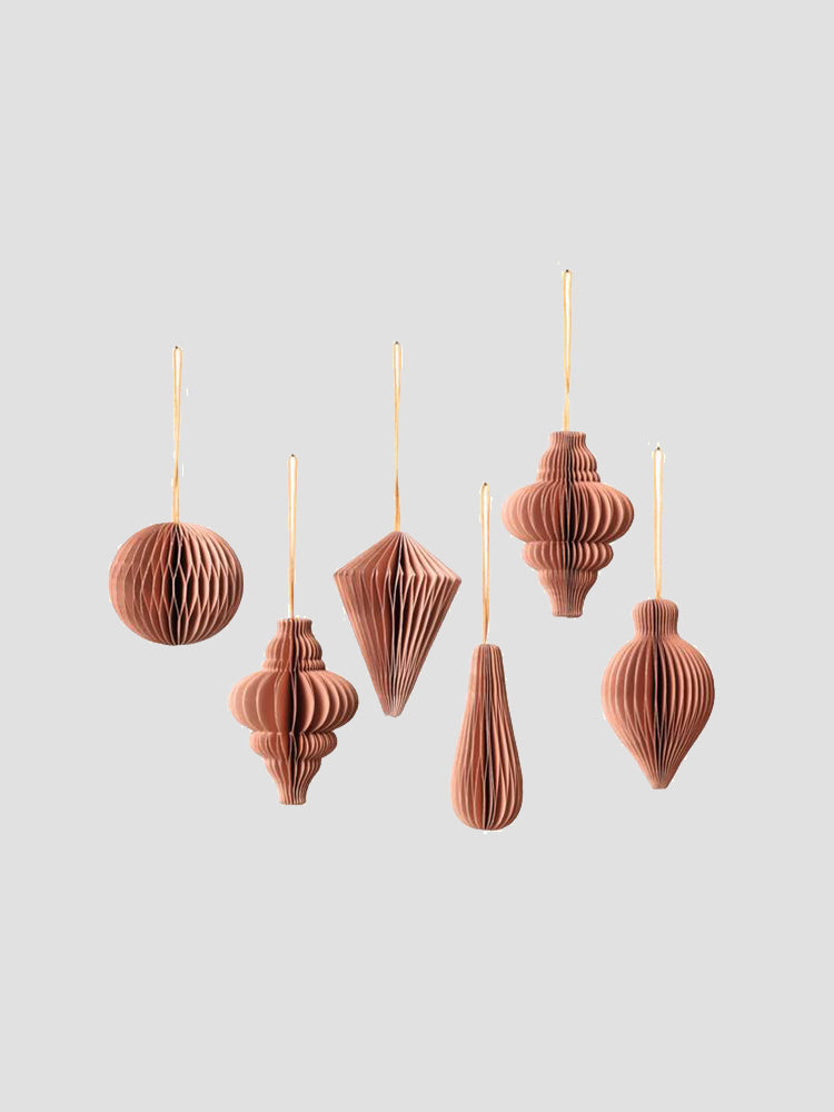 Christmas Mix Ornaments set of 6