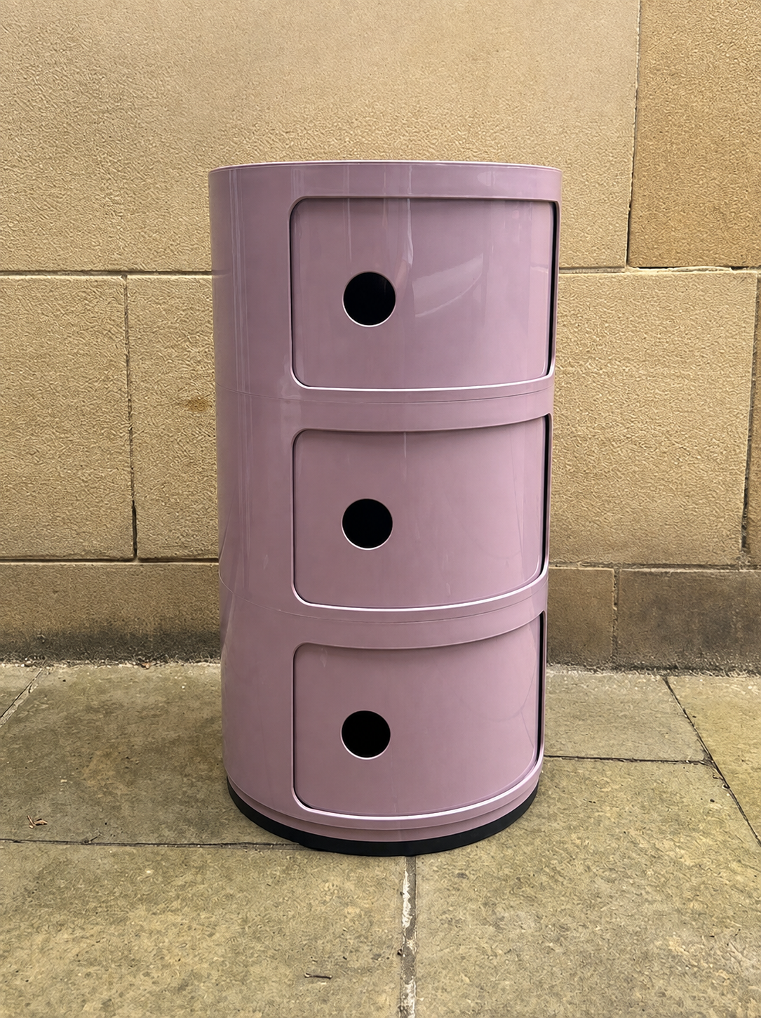 Ex-Display Componibli 3 Drawer Mauve | Kartell | Catalog Interiors UK