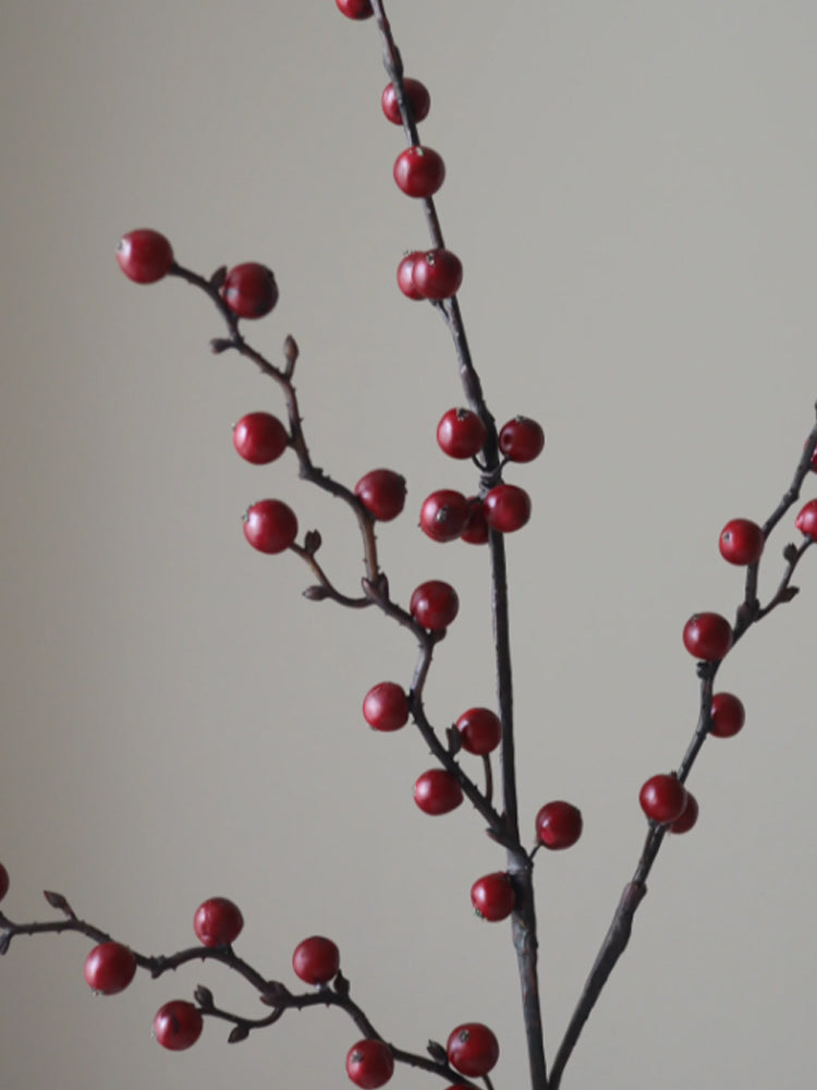 Dark Red Winterberry Branch | Botane | Catalog Interiors 