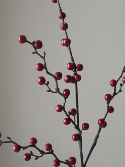 Dark Red Winterberry Branch | Botane | Catalog Interiors 