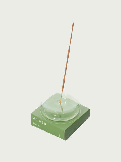 Dimple Glass Incense Holder