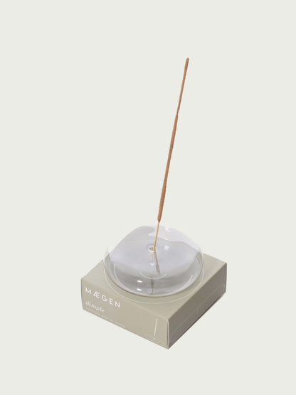 Dimple Glass Incense Holder