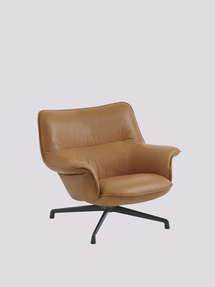 Doze Lounge Chair Low Back Swivel Base