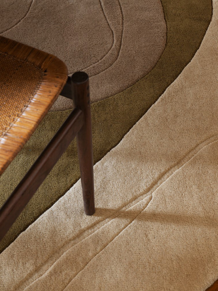 Erik Bratsberg Lozza Olive Wool Rug