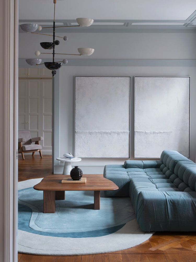 Erik Bratsberg Lozza Teal Wool Rug