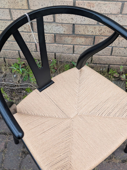 Ex-Display CH24 Black Wishbone Chair
