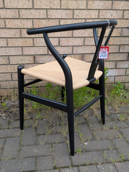 Ex-Display CH24 Black Wishbone Chair