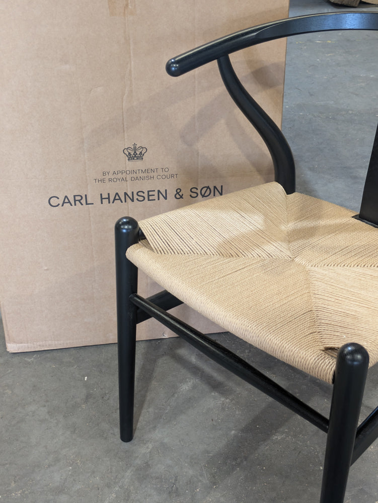 Ex-Display CH24 Black Wishbone Chair
