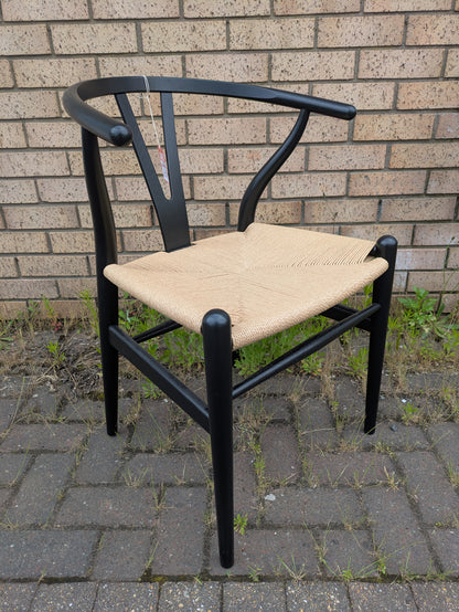 Ex-Display CH24 Black Wishbone Chair