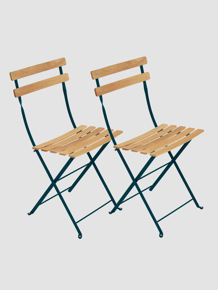 Bistro Outdoor Natural Chair Set of 2 | Fermob | Catalog Interiors UK