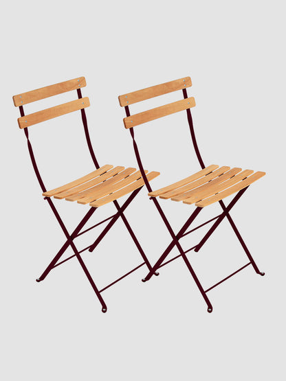 Bistro Outdoor Natural Chair Set of 2 | Fermob | Catalog Interiors UK