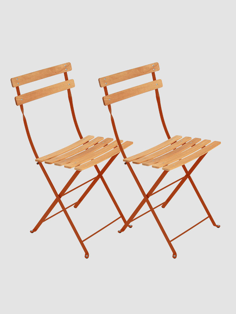 Bistro Outdoor Natural Chair Set of 2 | Fermob | Catalog Interiors UK
