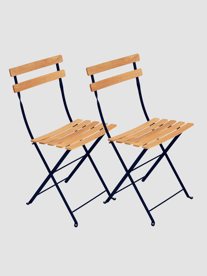 Bistro Outdoor Natural Chair Set of 2 | Fermob | Catalog Interiors UK