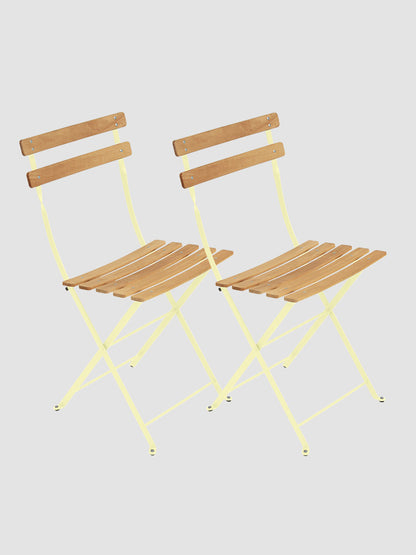 Bistro Outdoor Natural Chair Set of 2 | Fermob | Catalog Interiors UK