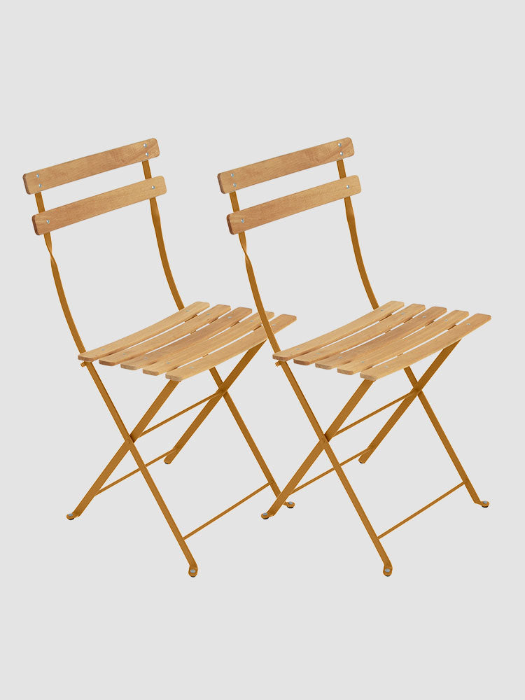 Bistro Outdoor Natural Chair Set of 2 | Fermob | Catalog Interiors UK
