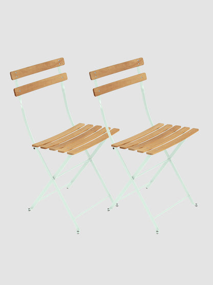 Bistro Outdoor Natural Chair Set of 2 | Fermob | Catalog Interiors UK