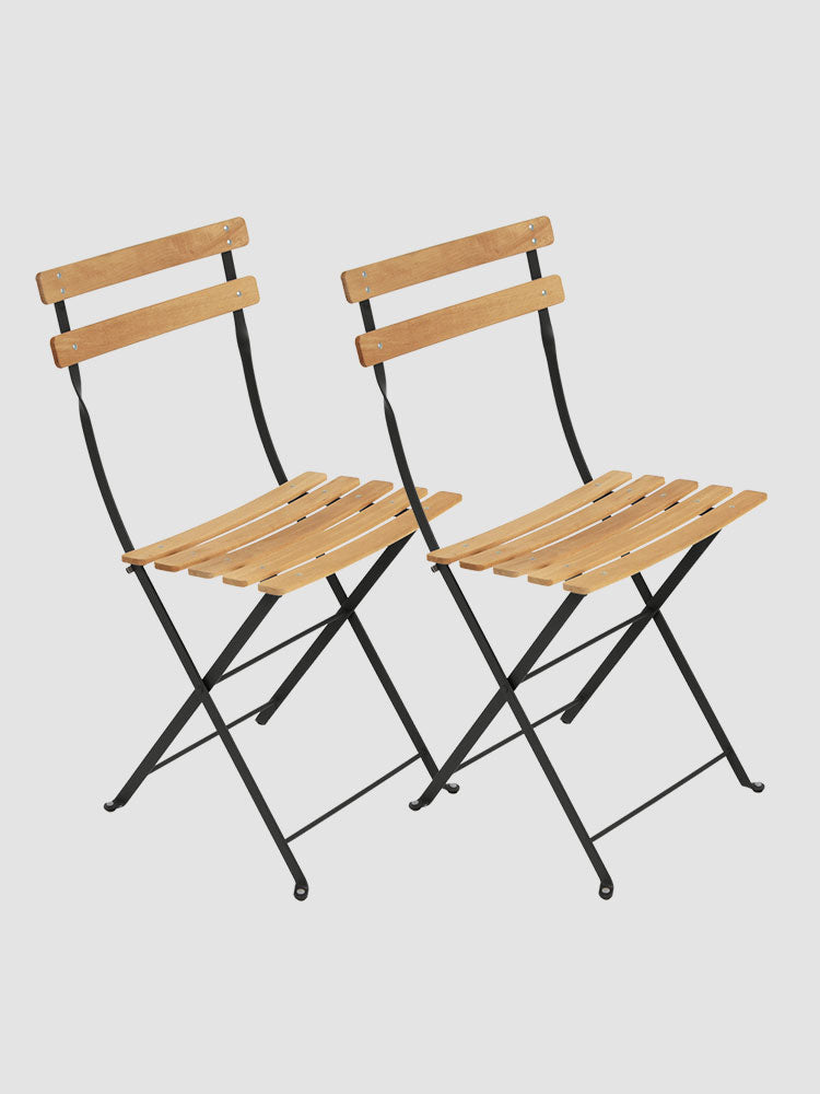 Bistro Outdoor Natural Chair Set of 2 | Fermob | Catalog Interiors UK