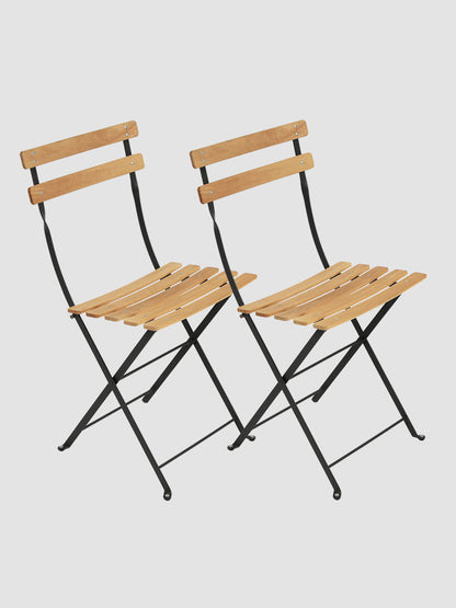Bistro Outdoor Natural Chair Set of 2 | Fermob | Catalog Interiors UK