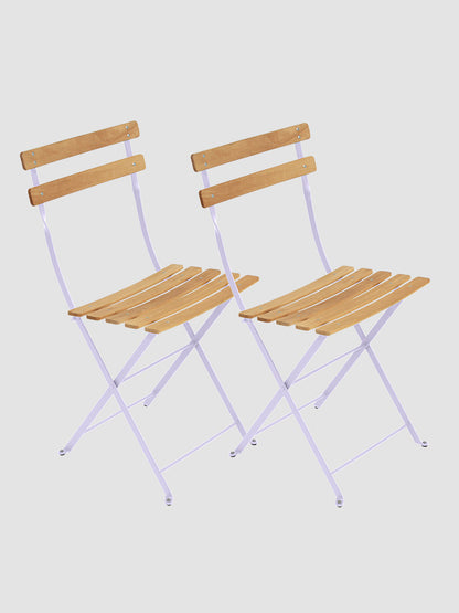 Bistro Outdoor Natural Chair Set of 2 | Fermob | Catalog Interiors UK