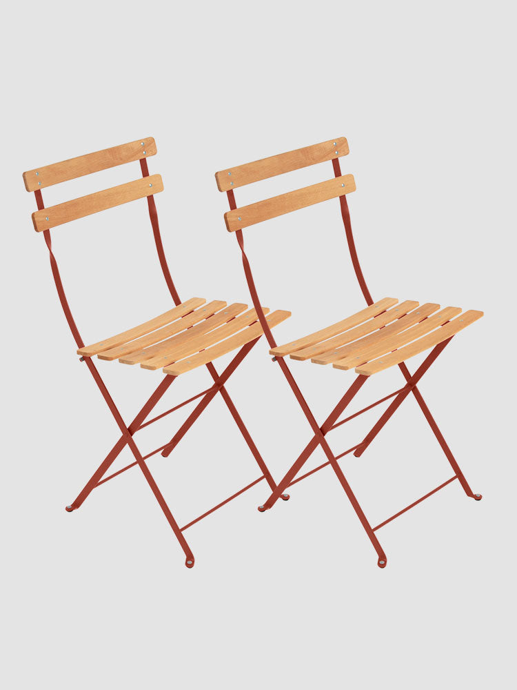 Bistro Outdoor Natural Chair Set of 2 | Fermob | Catalog Interiors UK
