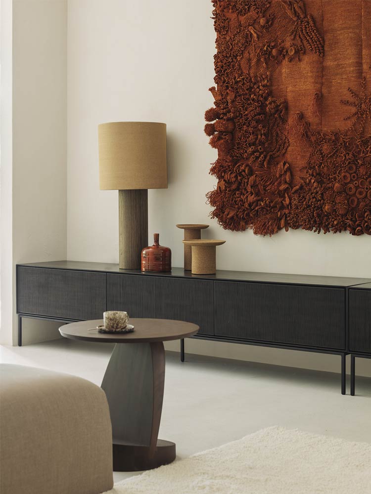 Grooves TV Cupboard | Ethnicraft | Catalog Interiors UK