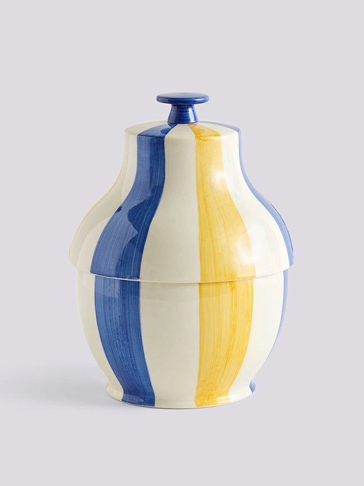 Sobremesa Stripe Cooke Jar| HAY | Catalog Interiors UK