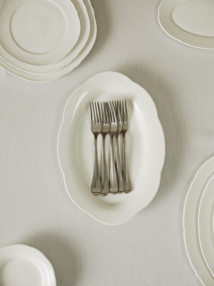High Oval Plate Medium White | Serax | Catalog Interiors UK