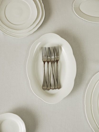 High Oval Plate Medium White | Serax | Catalog Interiors UK