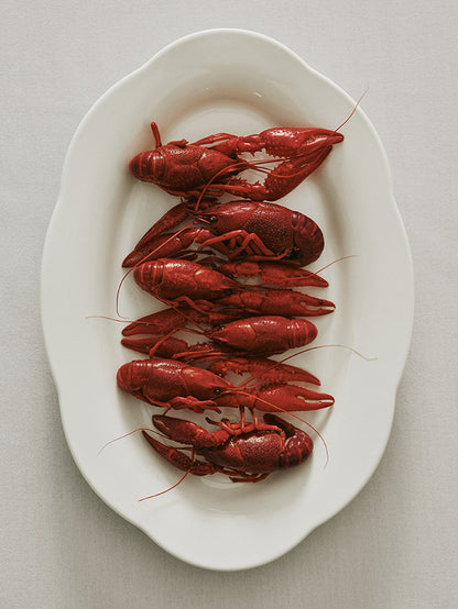 High Oval Plate Medium White | Serax | Catalog Interiors UK