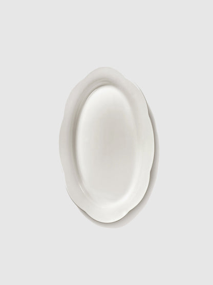 High Oval Plate Medium White | Serax | Catalog Interiors UK