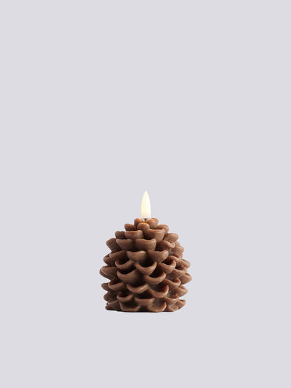LED Pine Cone Candles