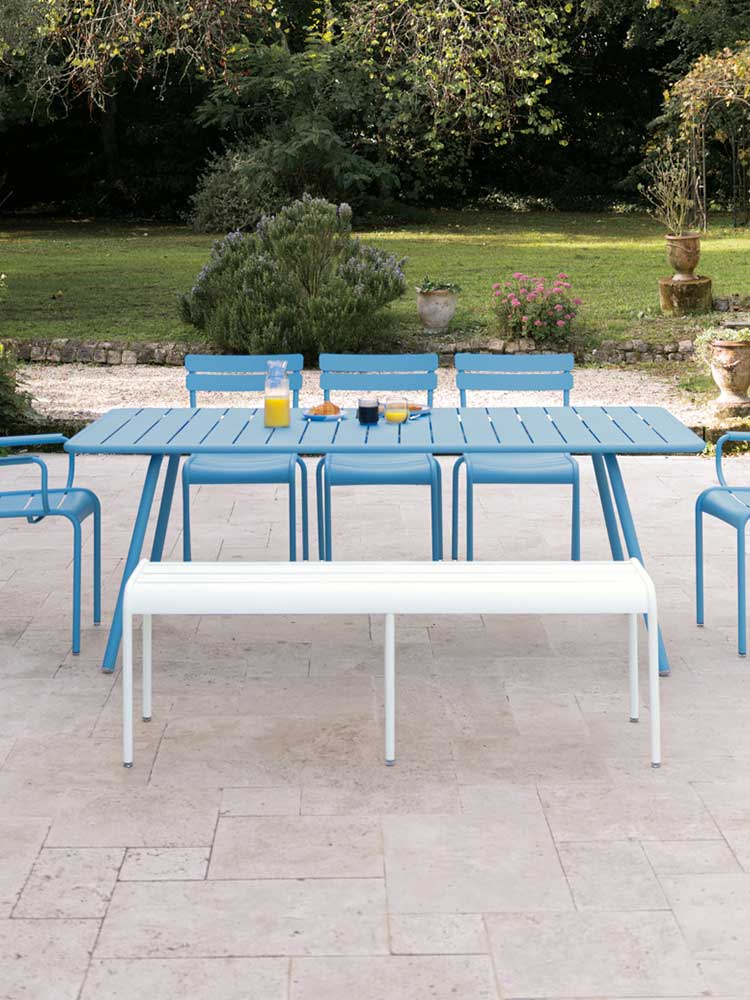 Luxembourg Outdoor Dining 3/4 Bench | Fermob | Catalog Interiors UK
