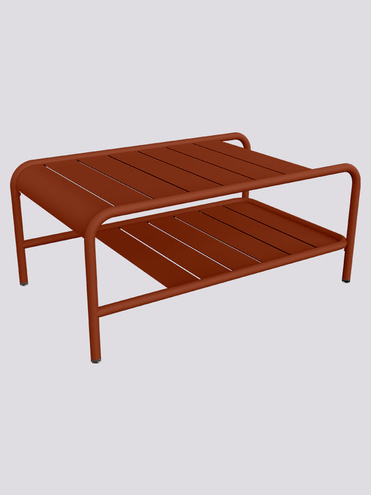 Luxembourg Outdoor Lounge Low Table Red Ochre