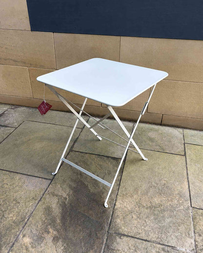 Ex-Display Bistro Square Table Clay Grey | Fermob | Catalog Interiors UK