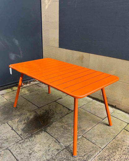 Ex-Display Luxembourg Dining Table Candied Orange