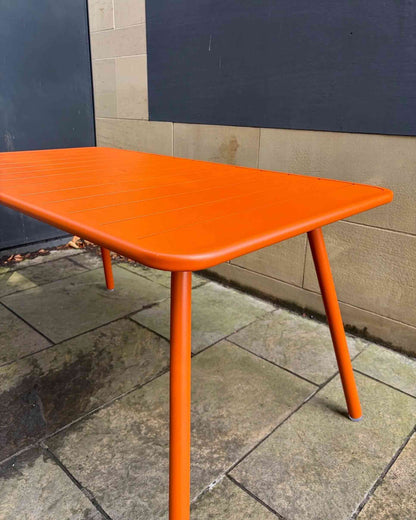 Ex-Display Luxembourg Dining Table Candied Orange