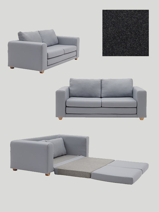 Victor Sofa Bed Felt Melange Anthracite