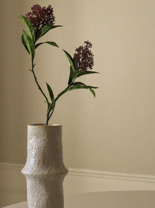 Purple Skimmia Berry Branch